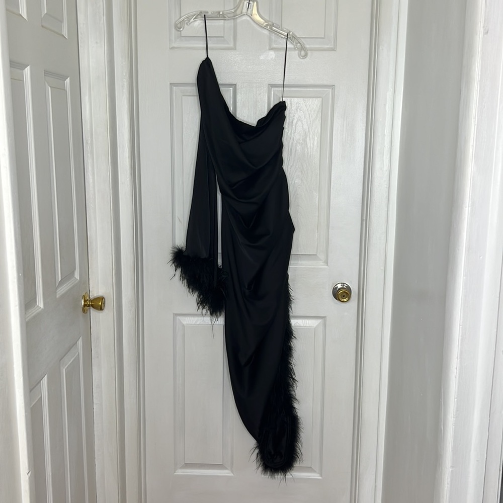 Fashion Nova Black Asymmetrical Dress - Picture 5 of 5